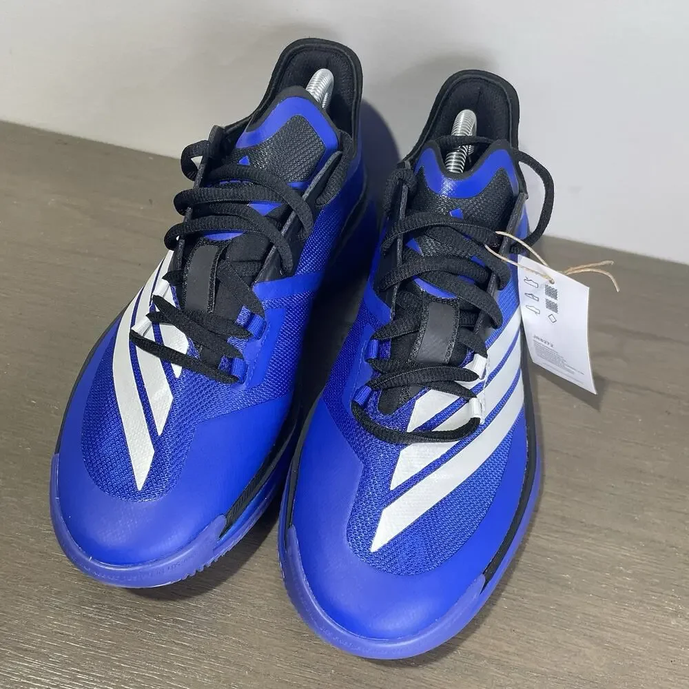 Adidas Mens Size 9 Shoes NEW FLAW Adizero Select 3.0 Basketball Blue JR8272